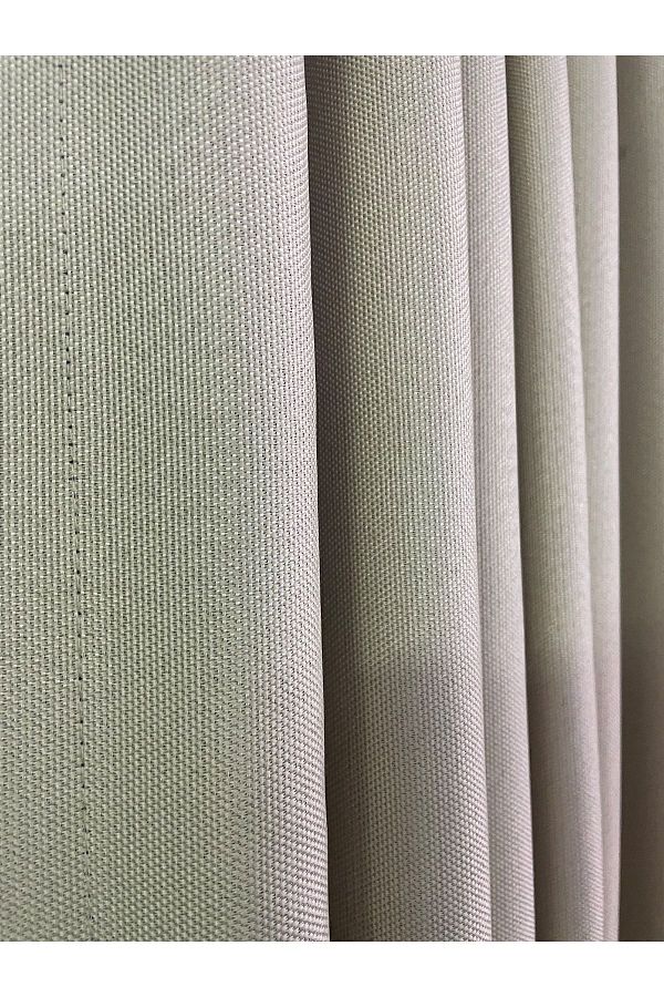 OnyxHome-Ecru Colored Linen Look Double Blackout Blackout Curtain 1