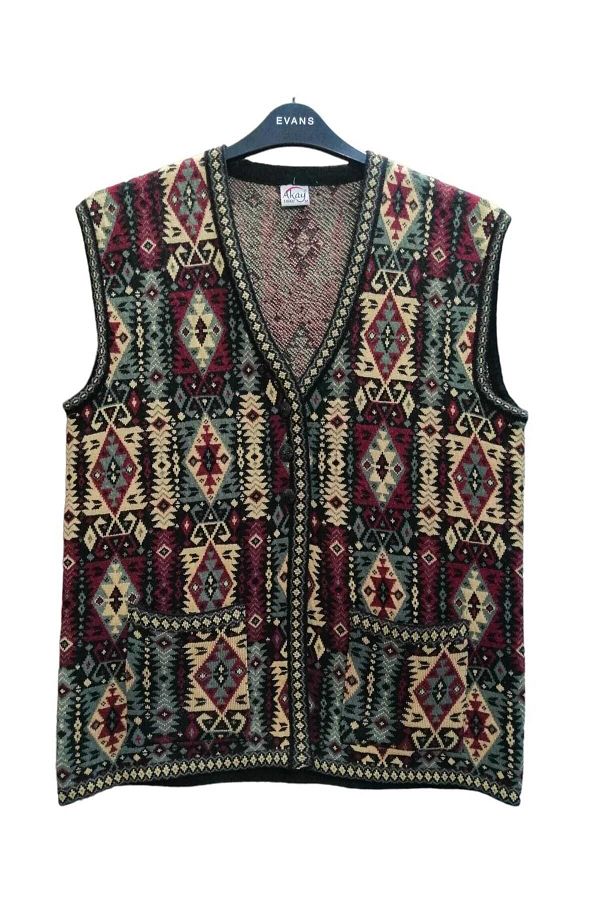 Narin Mother Women s Ethnic Pattern Kilim Vest Trendyol
