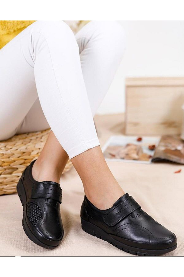 Bulldozer 230724 Women s Genuine Leather Anatomic Sole Velcro Ultra Comfort Shoes Trendyol