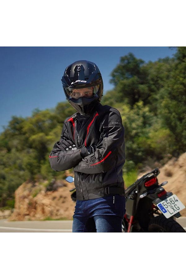 LS2 Biker Jacket Motorcycle Winter Short Coat Trendyol