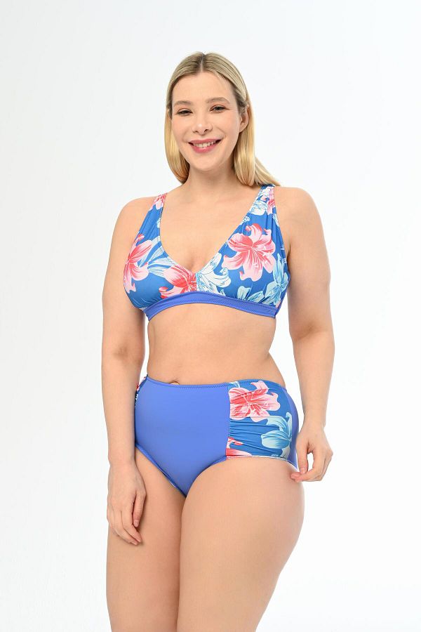 Plus size butterfly swimsuit top