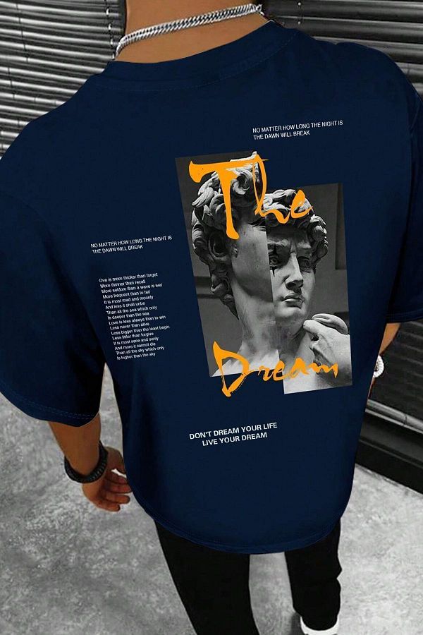 uyguntarz-T-shirt unisex z nadrukiem marzeń 1