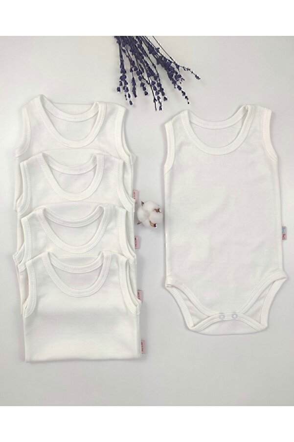 OMY 0-6 Years Crew Neck Snap Fastener Bodysuit Bodysuit