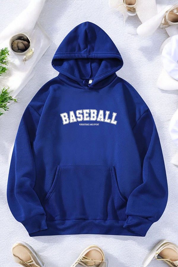 uyguntarz-Übergroßes Baseball-Sweatshirt mit Aufdruck 1