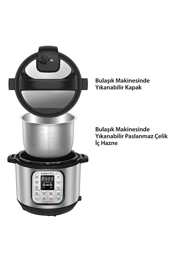 Instant Pot Duo Mini 7 in 1 3 L Stainless Steel Pot Steamer Yogurt Machine Trendyol