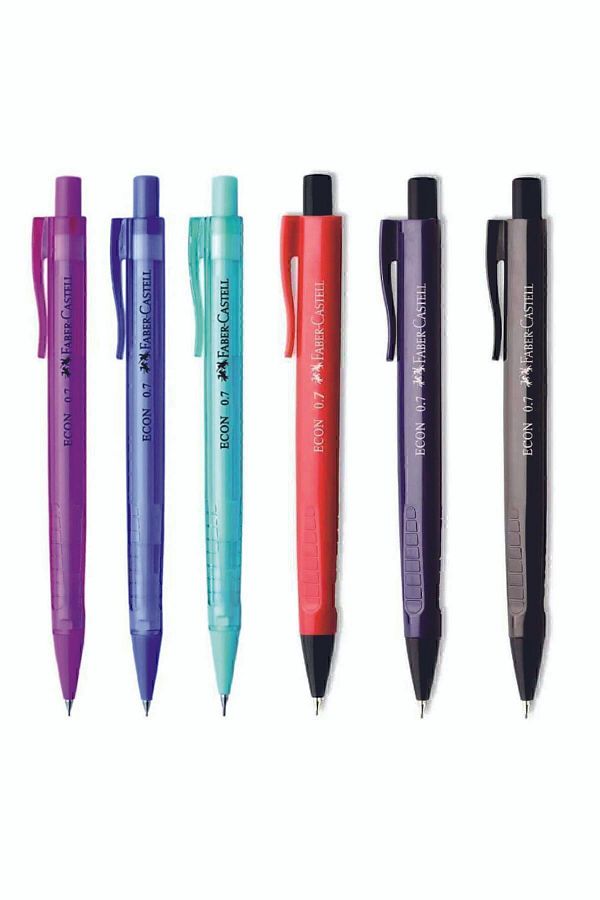 Faber Castell-مجموعة أقلام رصاص Econ Versatil 07 بألوان متنوعة مكونة من 6 قطع 1