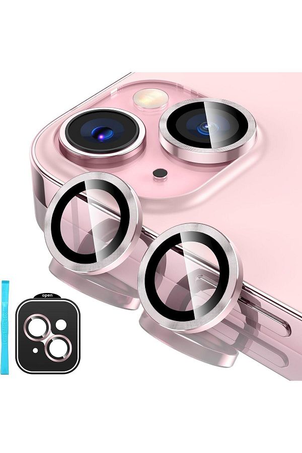 EVAX-(SAFIR) واقي عدسة الكاميرا من الياقوت المتوافق مع هاتف Iphone 15 / 15 Plus سهل التركيب 1