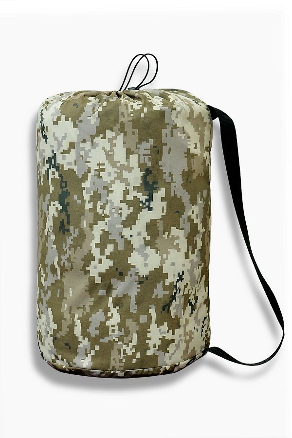 Camouflage sleeping bag top
