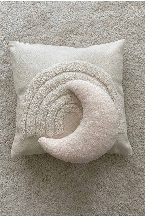 bohemoon Teddy Moon Yastık Krem