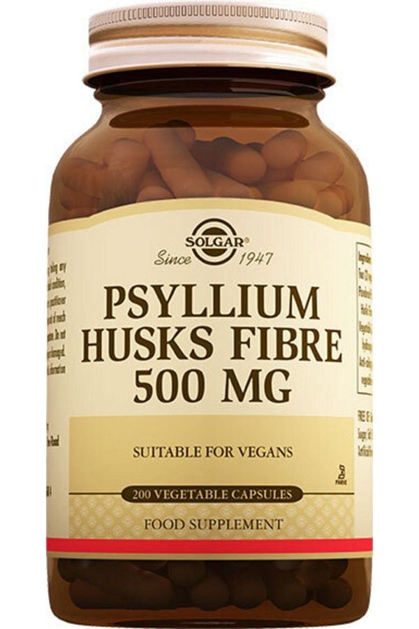 Solgar-200 Capsules Psyllium Husks Fiber - Pisilium Pisilium 1