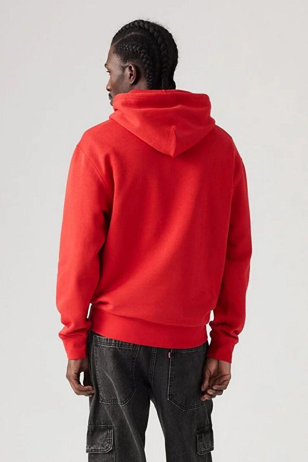 Levi s Comfortable Patterned Red Sweatshirt A2639 0042