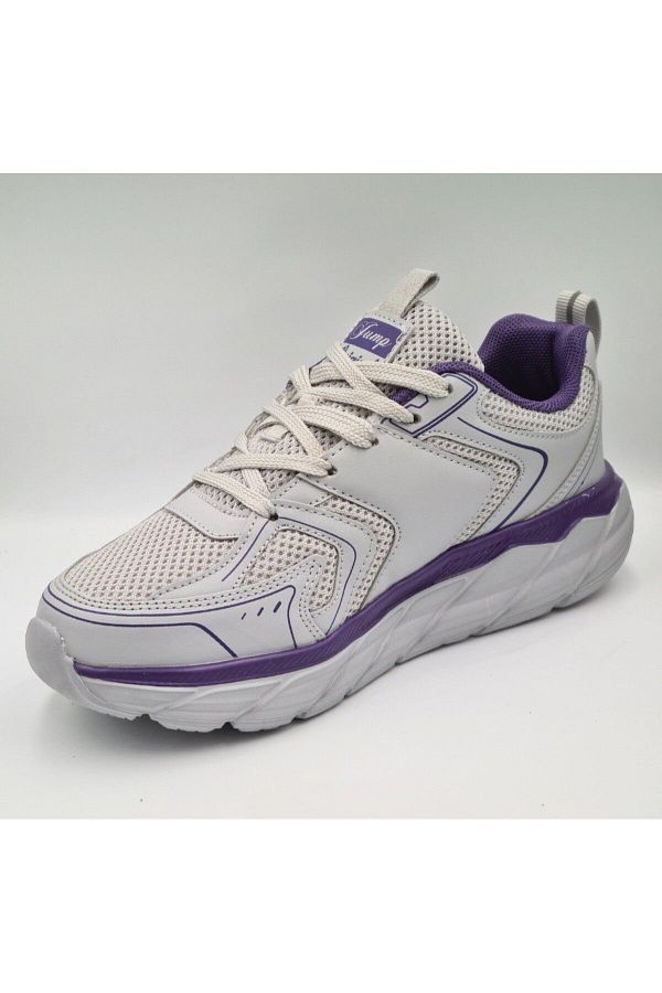 Purple and gray shoes sales