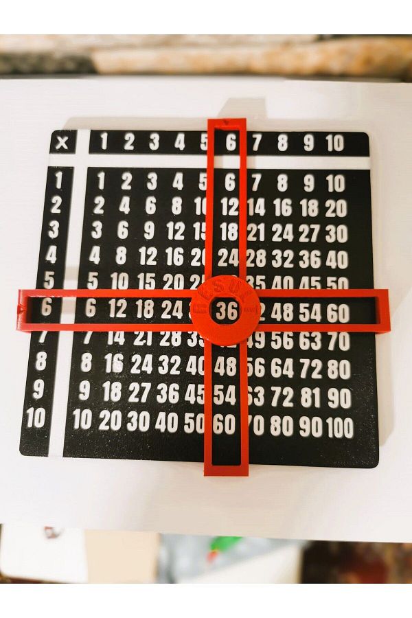 HobiHub-Easy-To-Use Moveable Multiplication Table 1