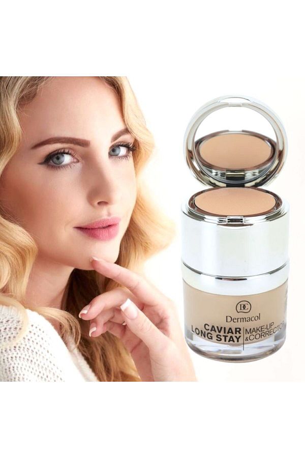 Dermacol-Caviar Long Stay Make-Up Corrector - Caviar Extract, Long Stay Foundation (1 Pale) 1