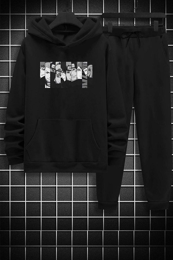 uyguntarz-Zestaw dresów unisex z nadrukiem Naruto 1