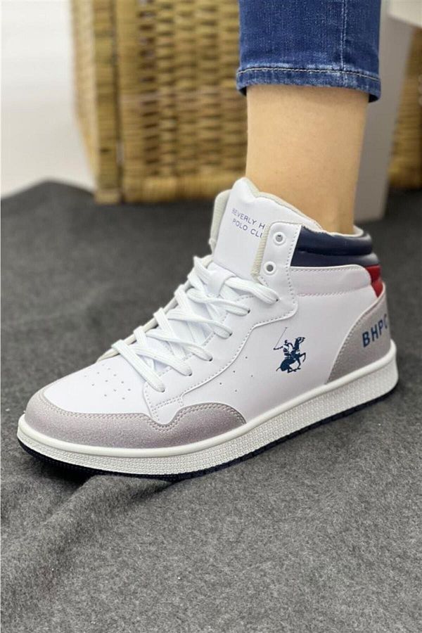 White polo high top sneakers 2025