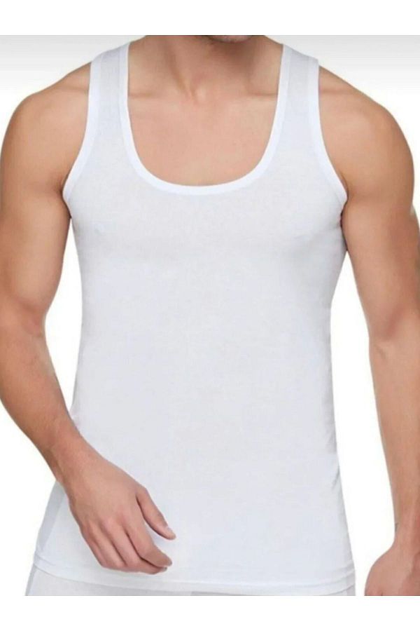 ŞAHDOĞAN-100% Cotton Combed Single Men's Undershirt 1
