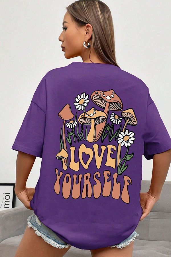 uyguntarz-Unisex tričko Love Yourself s potlačou 1