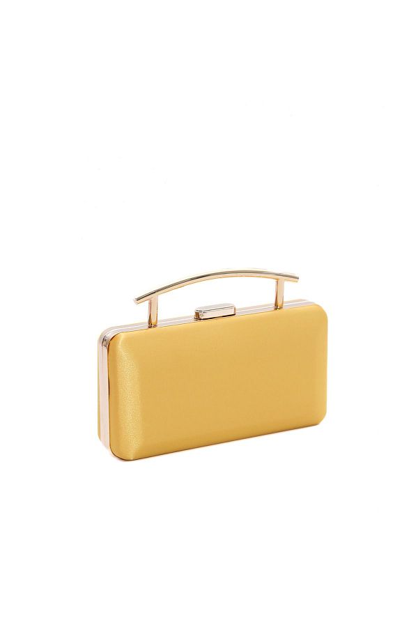 Sun Pieces Carrie Yellow Satin Clutch Bag Evening Bag Trendyol