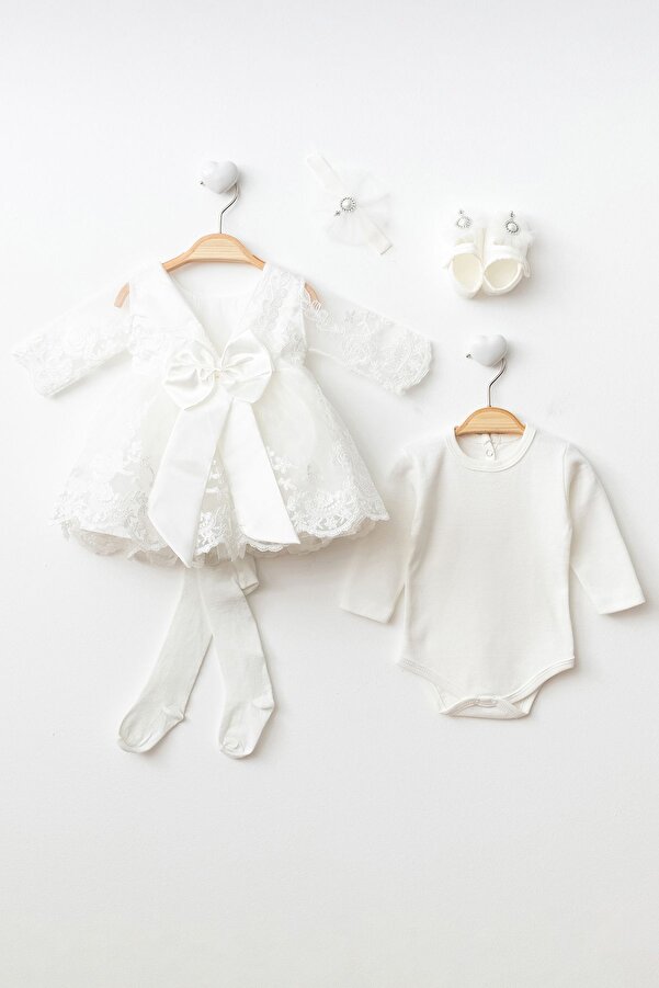 Harry&Millie Kız bebek dantelli elbise gelinlik mevlüt elbisesi bebek hediyelik