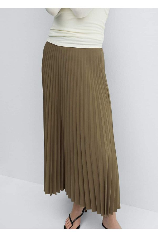 MANGO Woman-Long Pleated Ethics 1
