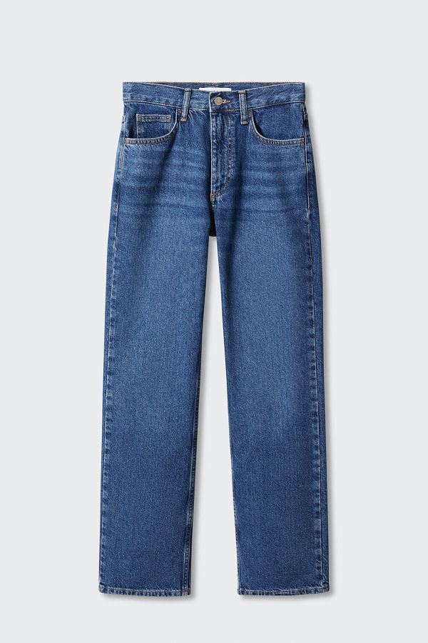 MANGO Mid-Rise Straight Jeans- Trendyol