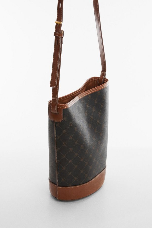 MANGO Logo Printed Bucket Bag Trendyol