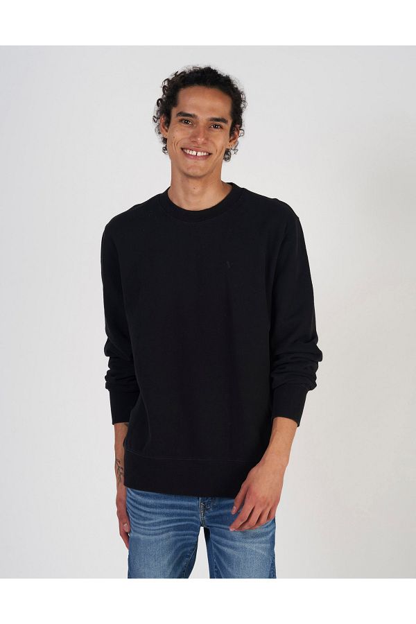Ae fleece pocket crew neck sweatshirt 2025