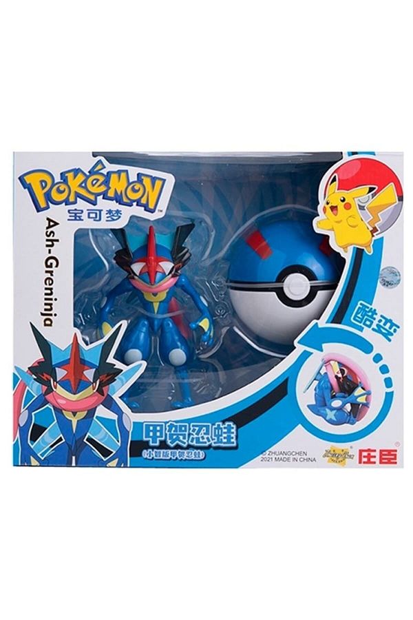 ThreeMB Toys Pokemon Original Licensed Elf Ball Ash greninja Trendyol