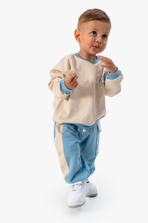 Jikko Baby Baby Boy Tracksuit Set 9042 Printed Trendyol