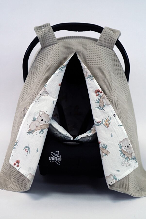 Masallar Diyarı Kapiçino/minik Koala Puset Örtüsü Ve Minderi