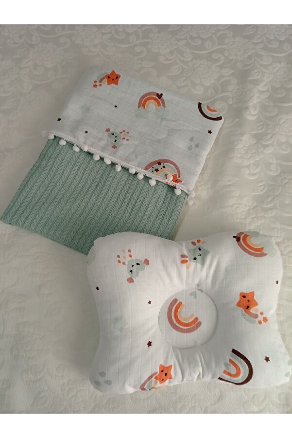 Wenaris 0-12 Ay Ortopedik Yastık Düz Kafa Yastığı Yenidoğan Bebek Yastık(LÜTFEN AÇIKLAMAYI OKUYALIM)