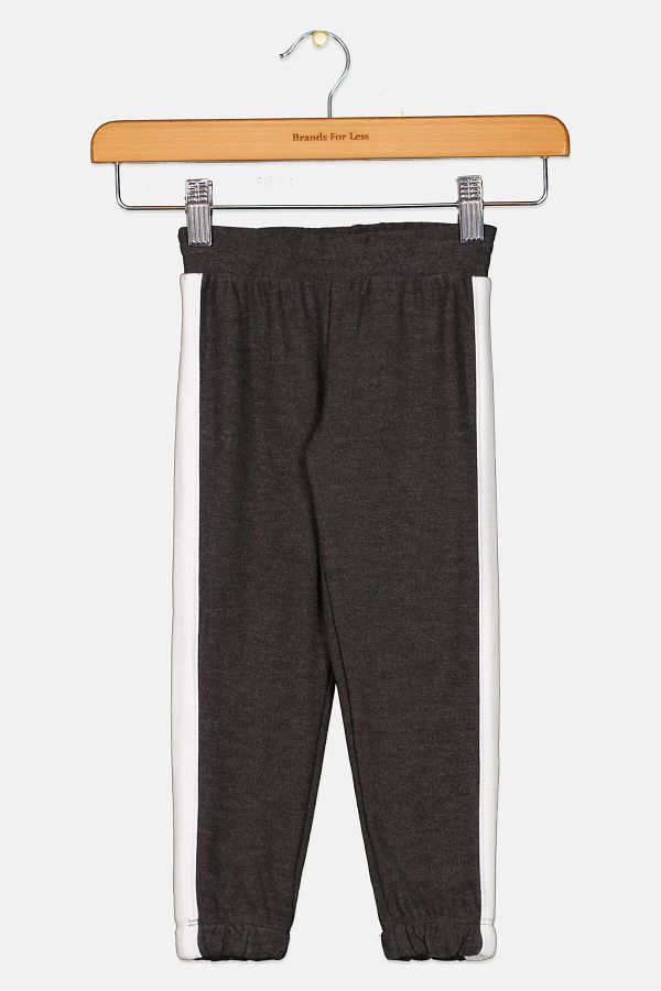 Chaser Toddler Boys Plain Jogger Pants Grey White Trendyol
