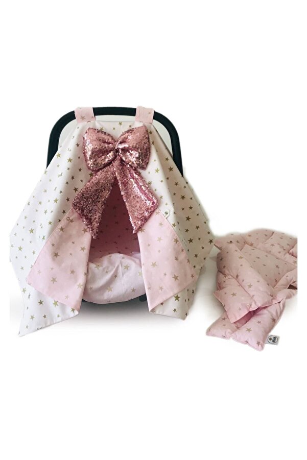 Atölye Eda Exclusive Payet Fiyonk Puset Örtüsü Çarşafı Minderi 3 Parça