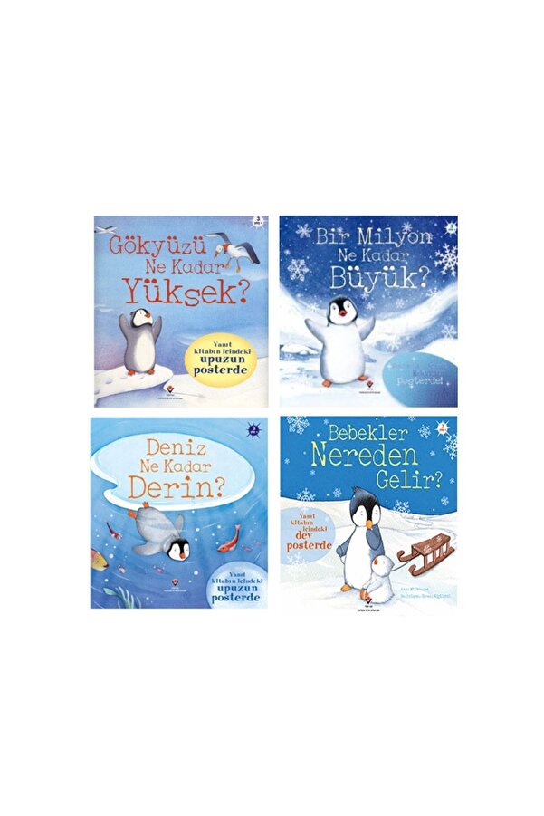 Tübitak Yayınları Gökyüzü Ne Kadar Yüksek-deniz Ne Kadar Derin-bir Milyon Ne Kadar Büyük- Bebekler Nereden Gelir - Set