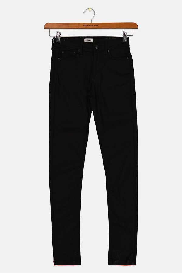 Pepe Jeans-معطف أسود بقصة ضيقة للفتيات - مرن ومستقيم 1