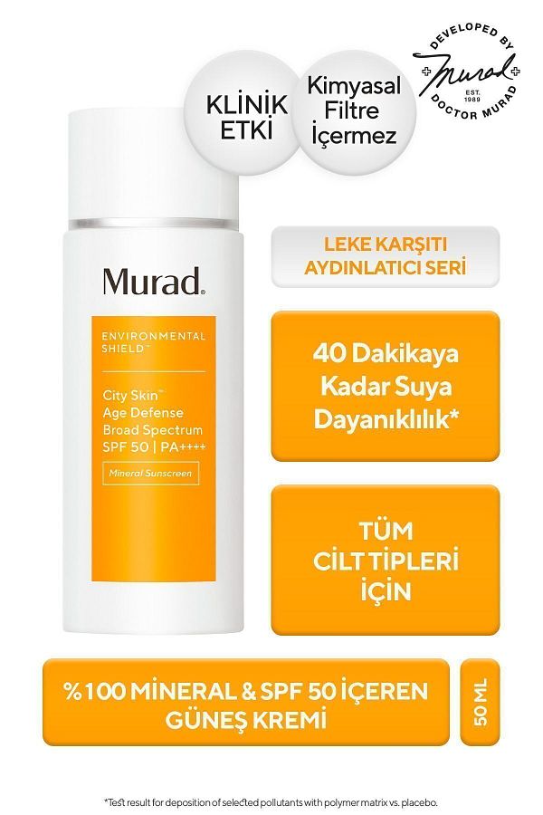 Murad-City Skin Age Defense Spf 50 – 50 ml Mineralische Tagespflege für Ihre Anti-High-Geburt 1