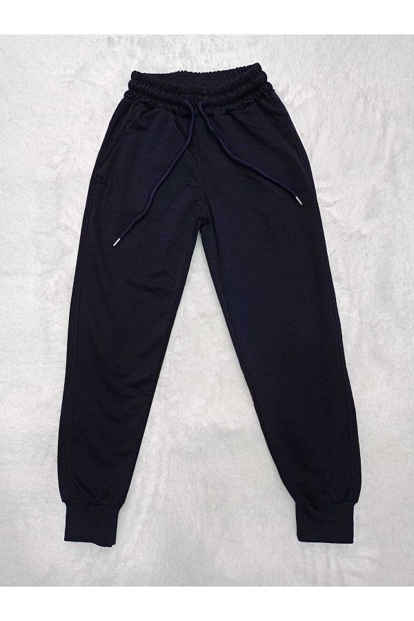 KESK N BEBE Kids Girls Boys Plain Compak Ribbed Sweatpants Trendyol