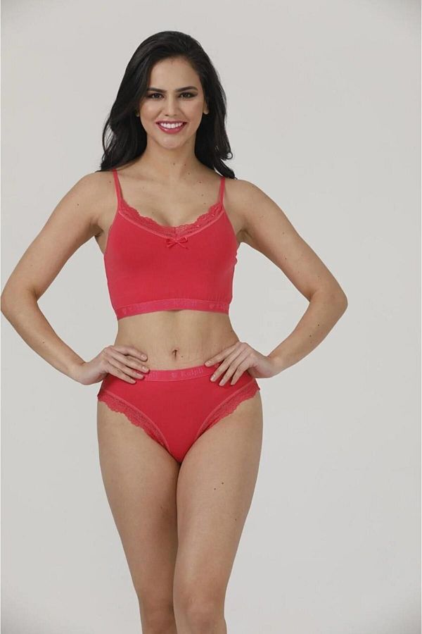 Kalpli İç Giyim-Lambada Hanging Set 1