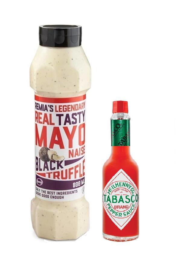 Remia-Truffle Mayonnaise 800ml Tabasco Hot Sauce 60ml 1