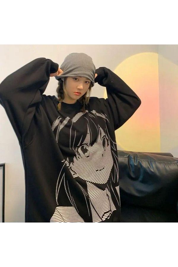 Vintage anime sweatshirt clearance