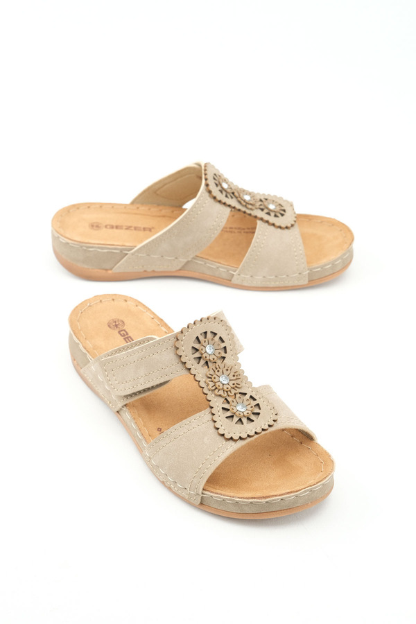 GEZER-Summer Women's Fashion Velcro Adjustable Daily Slippers 1
