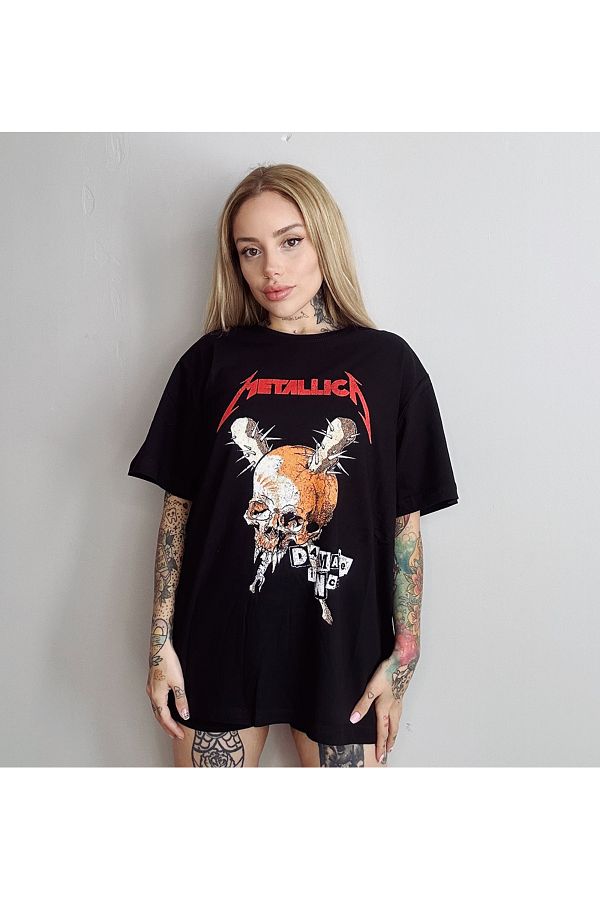 Kostebek Metallica Damage Inc. Unisex T shirt Trendyol