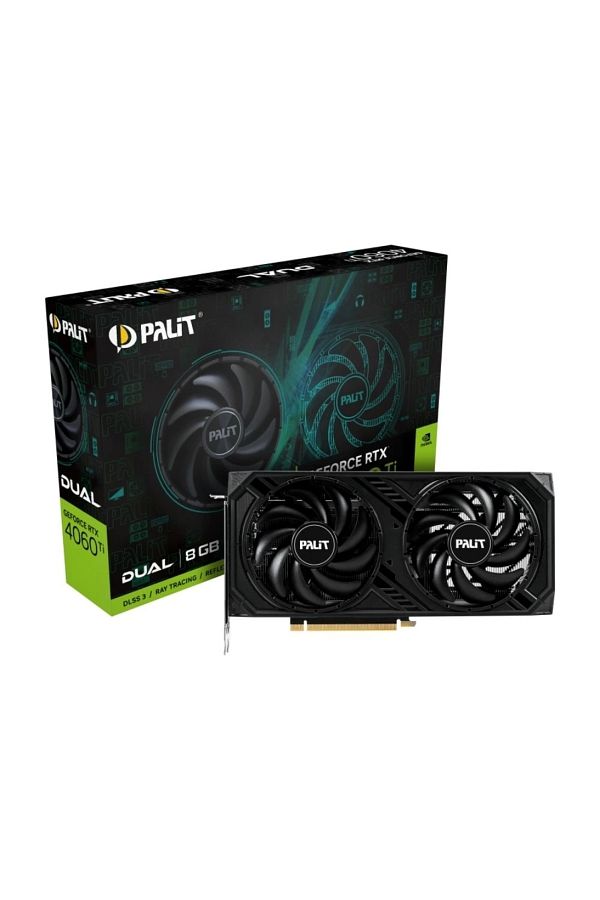 PALIT-Geforce Rtx 4060 Ti Dual 8gb 128bit Gddr6 Graphics Card 1