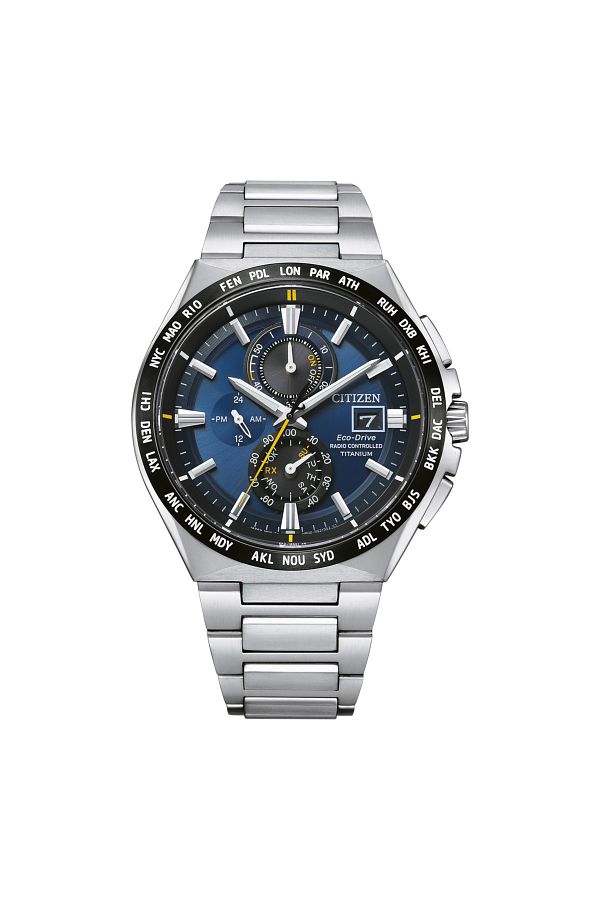 Citizen-جهاز التحكم بالراديو من التيتانيوم Eco-drive At8234-85l 1