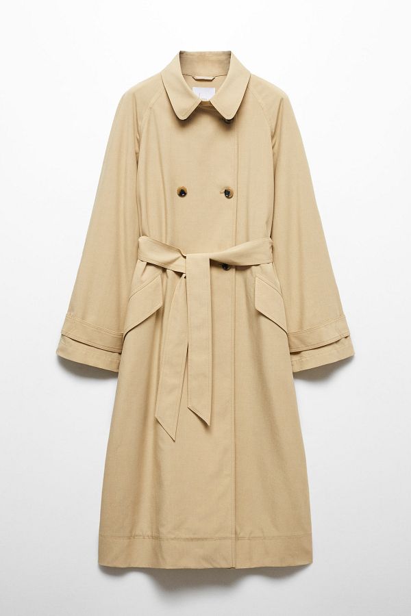 MANGO Tencel Fluid Trench Coat Trendyol