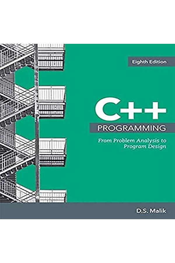 Cengage-C++ Programming From Problem Analysis To Program Design 1