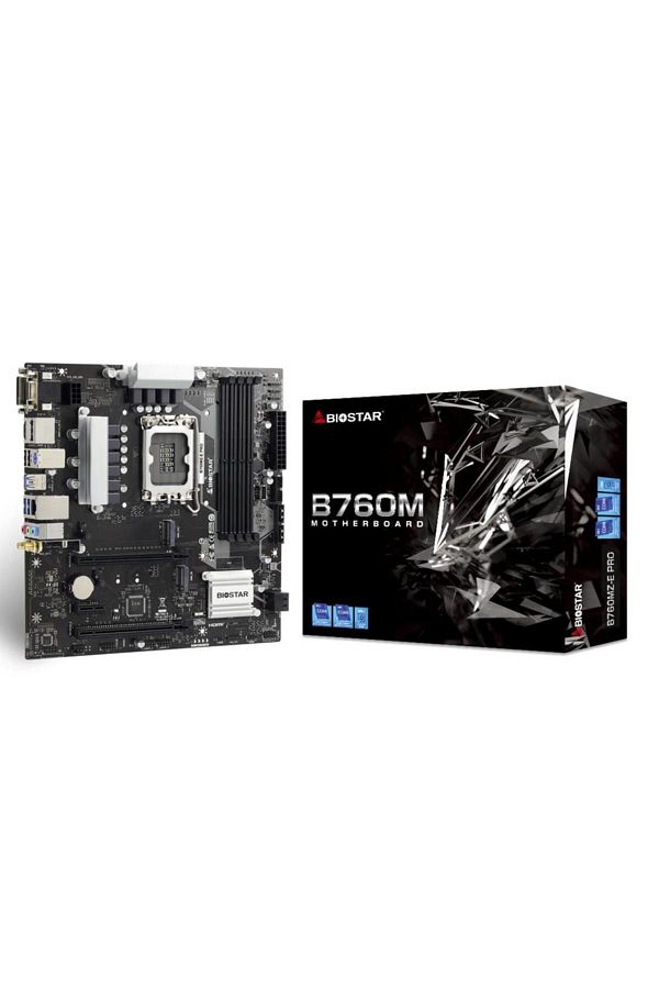 Biostar-B760Mz-E Pro Ddr5 6000Mhz - Lga1700 Micro Atx Motherboard 1