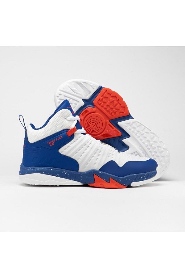 Decathlon Tarmak Kids Basketball Shoes White Blue Red Ss500h Trendyol