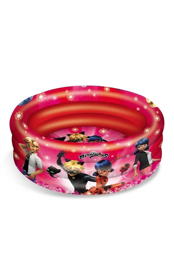 Sunman-Miraculous Ladybug 3 Ring Inflatable Pool 100 cm / 1
